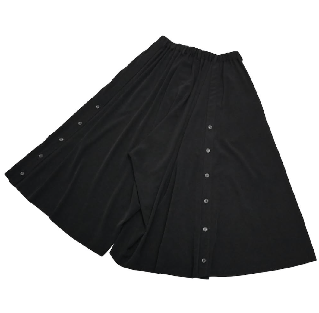 Yohji Yamamoto B Yohji Yamamoto - Front/Back Buttons slit Wide Pants Size US 30 / EU 46 - 8 Thumbnail