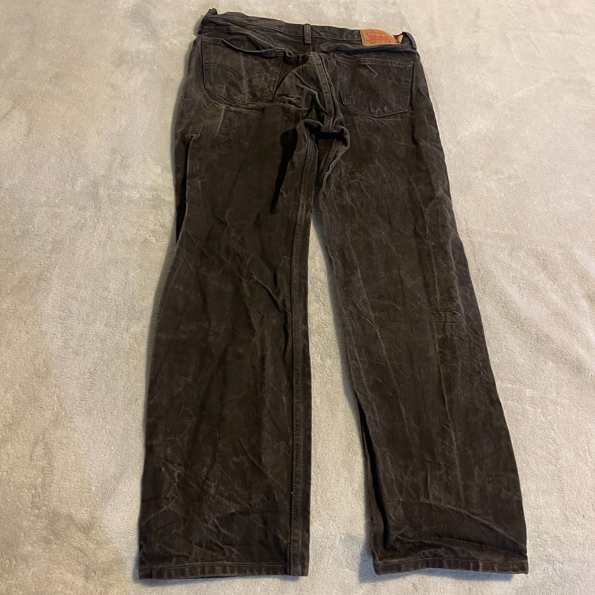 Levi's Vintage Levi's 501 Jeans Men 38x34 Brown Bootcut (36x32) Size US 36 / EU 52 - 2 Thumbnail