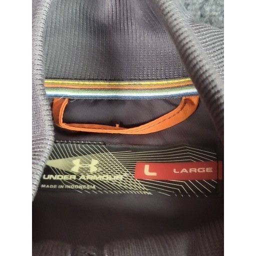 Under Armour Under Armour Strider Windbreaker Men Sz L Orange Full Zip Li Size US L / EU 52-54 / 3 - 7 Thumbnail