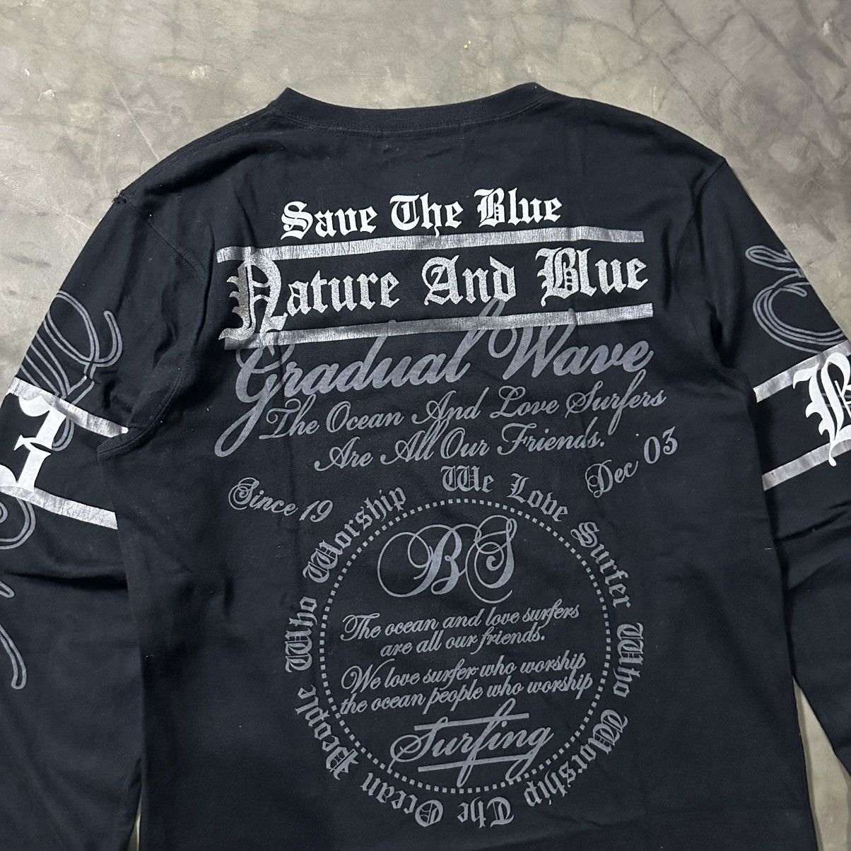 Japanese Brand JAPANESE Y2K GOTHIC POEM LONGSLEEVE BEACH SOUND Size US L / EU 52-54 / 3 - 5 Thumbnail