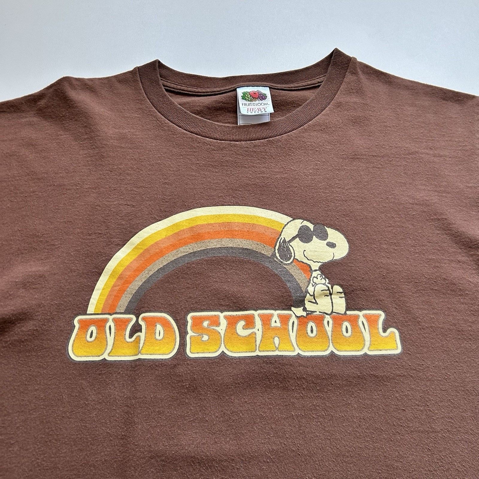 Fruit Of The Loom Vintage Snoopy Joe Cool T-Shirt Large Y2K Old School Rare Size US L / EU 52-54 / 3 - 2 Thumbnail