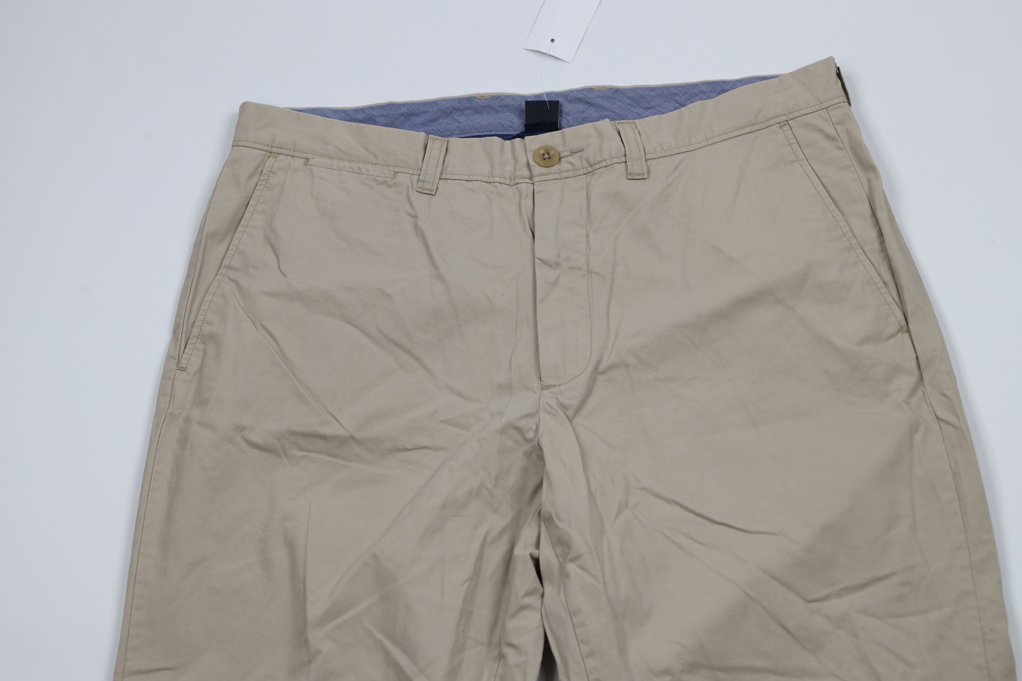 J.Crew × Vintage New J Crew Straight Leg Cotton Chino Pants Trousers Beige Size US 33 - 2 Thumbnail