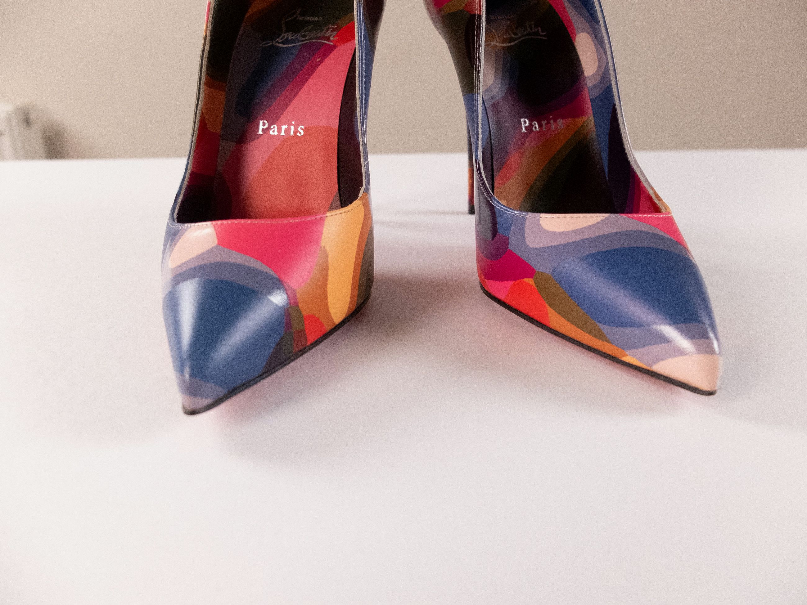 Christian Louboutin CHRISTIAN LOUBOUTIN Hot Chick printed leather pumps 7 37 Size US 6.5 / IT 36.5 - 9 Thumbnail