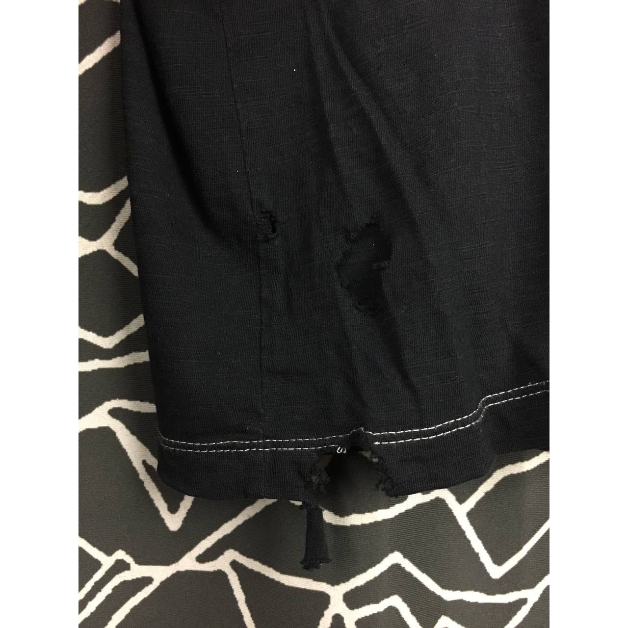 Vintage Distressed Michael Brandon Split V Neck Longsleeve Tee Size US L / EU 52-54 / 3 - 8 Thumbnail