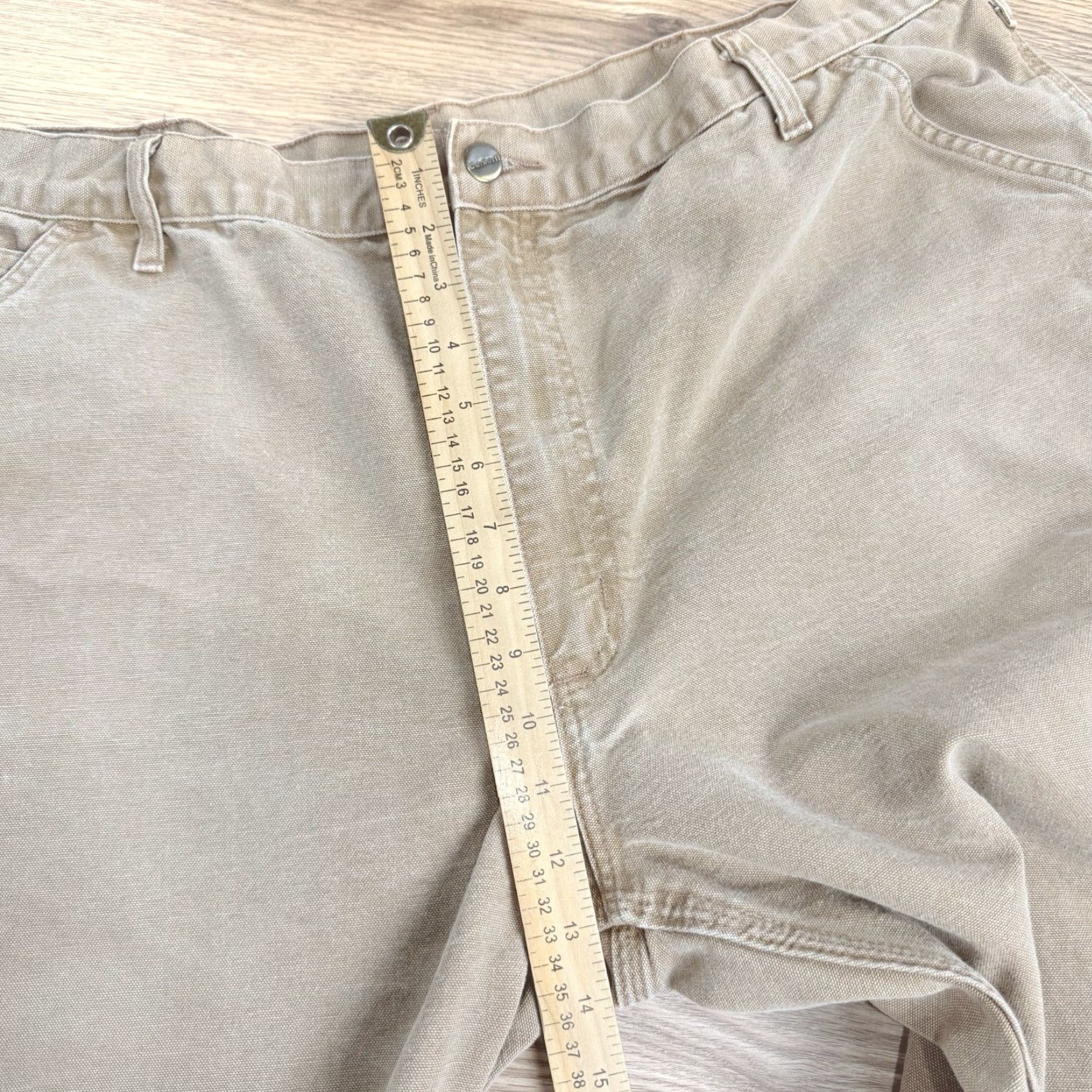 Carhartt VINTAGE Carhartt Pants Carpenter Regular Canvas Brown 42x32 Mens Inseam 32 Brown Mens Size US 42 / EU 58 - 5 Thumbnail