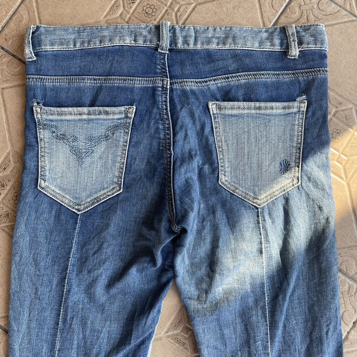 Designer × Japanese Brand Jeans Patchwork Cook Jeans Sim Fit Size 30’ Size 30" / US 8 / IT 44 - 9 Thumbnail