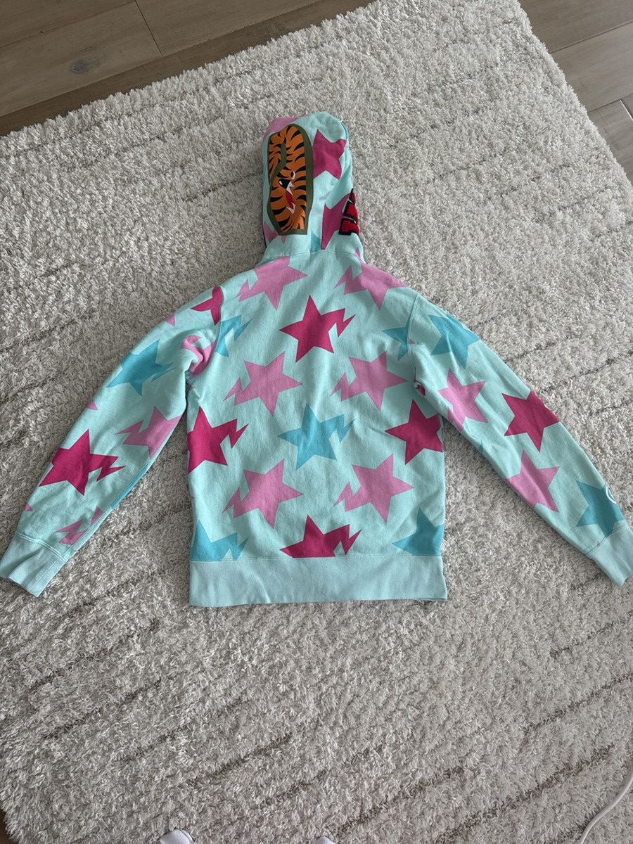 Bape Bape Miami Sta Pattern Shark Full Zip Hoodie Size US M / EU 48-50 / 2 - 2 Thumbnail
