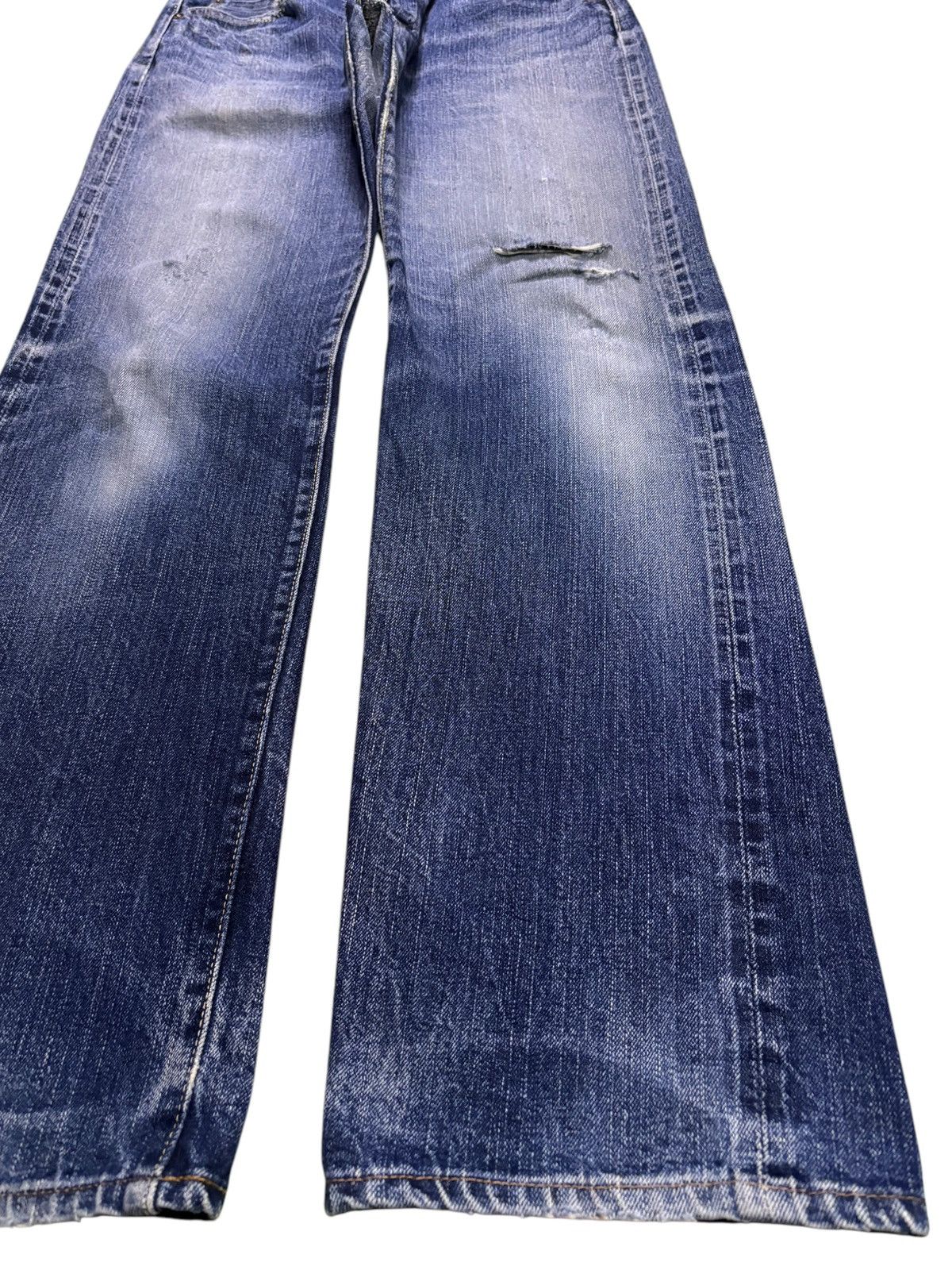 Eternal × Japanese Brand Vintage Japanese Eternal Selvedge Distressed Loose Jeans Size US 32 / EU 48 - 8 Thumbnail