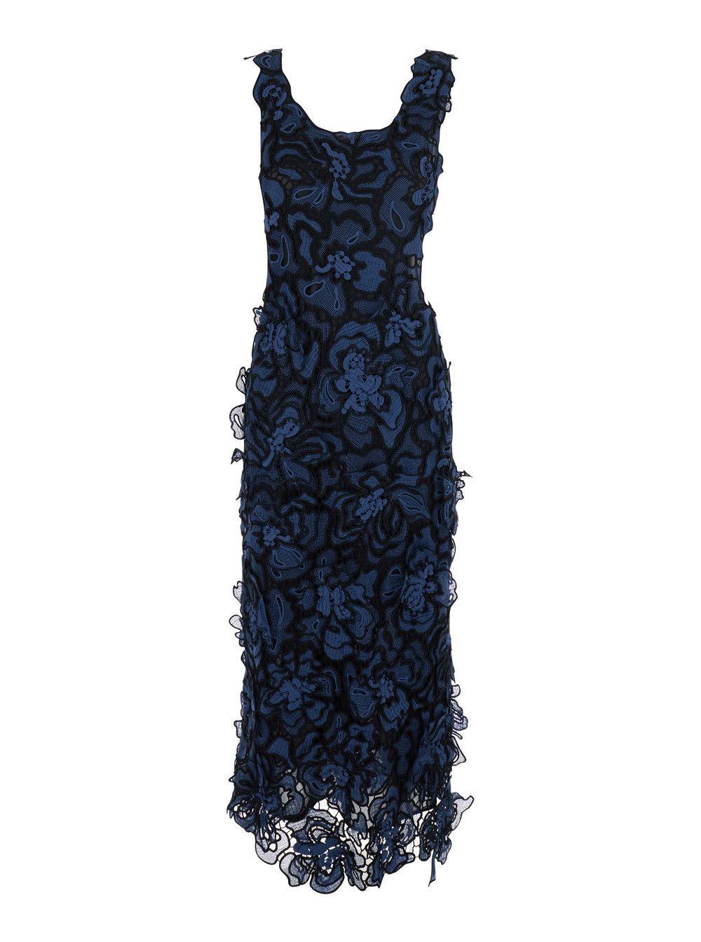 Simkhai CORINNA LACE MIDI DRESS - Multicolor - Dress midi with lace details - In Polyester - Women Size M / US 6-8 / IT 42-44 - 1 Thumbnail