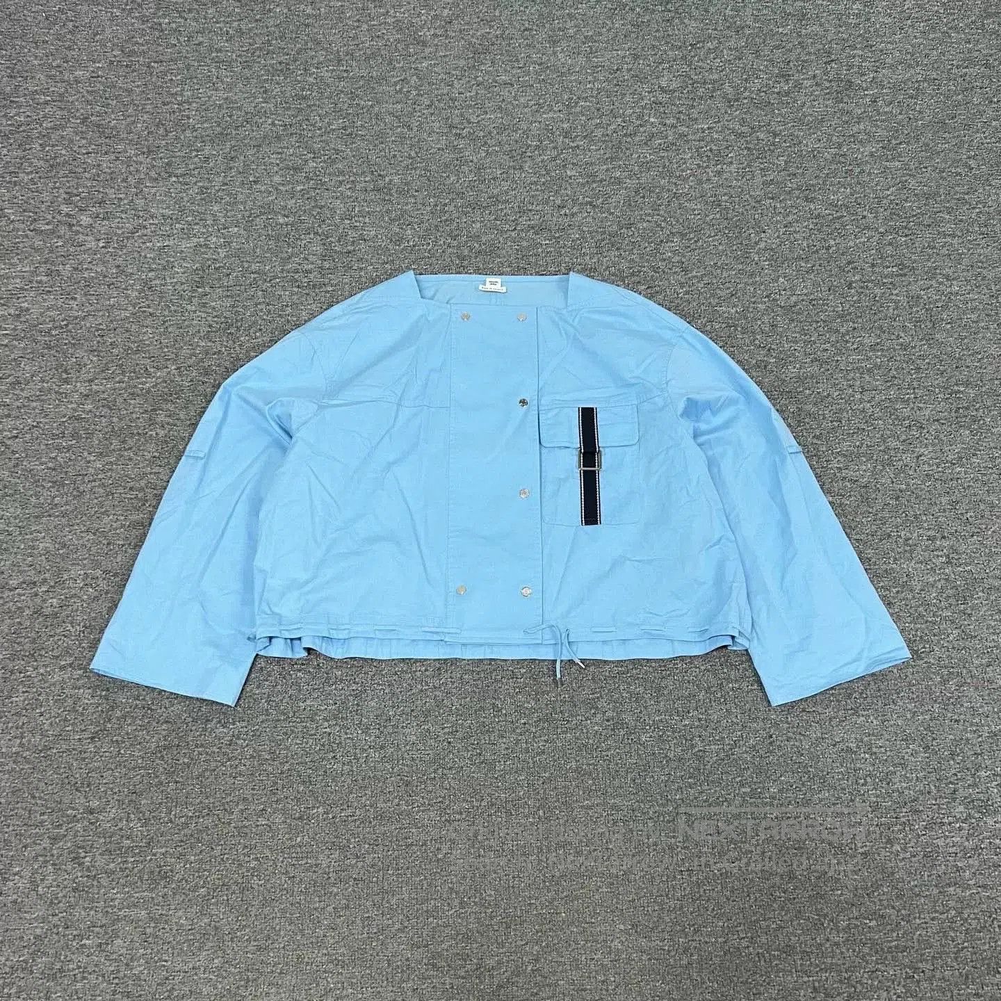 Hermes Hermes Showpiece Blue Top Size 38. Size S / US 4 / IT 40 - 2 Thumbnail