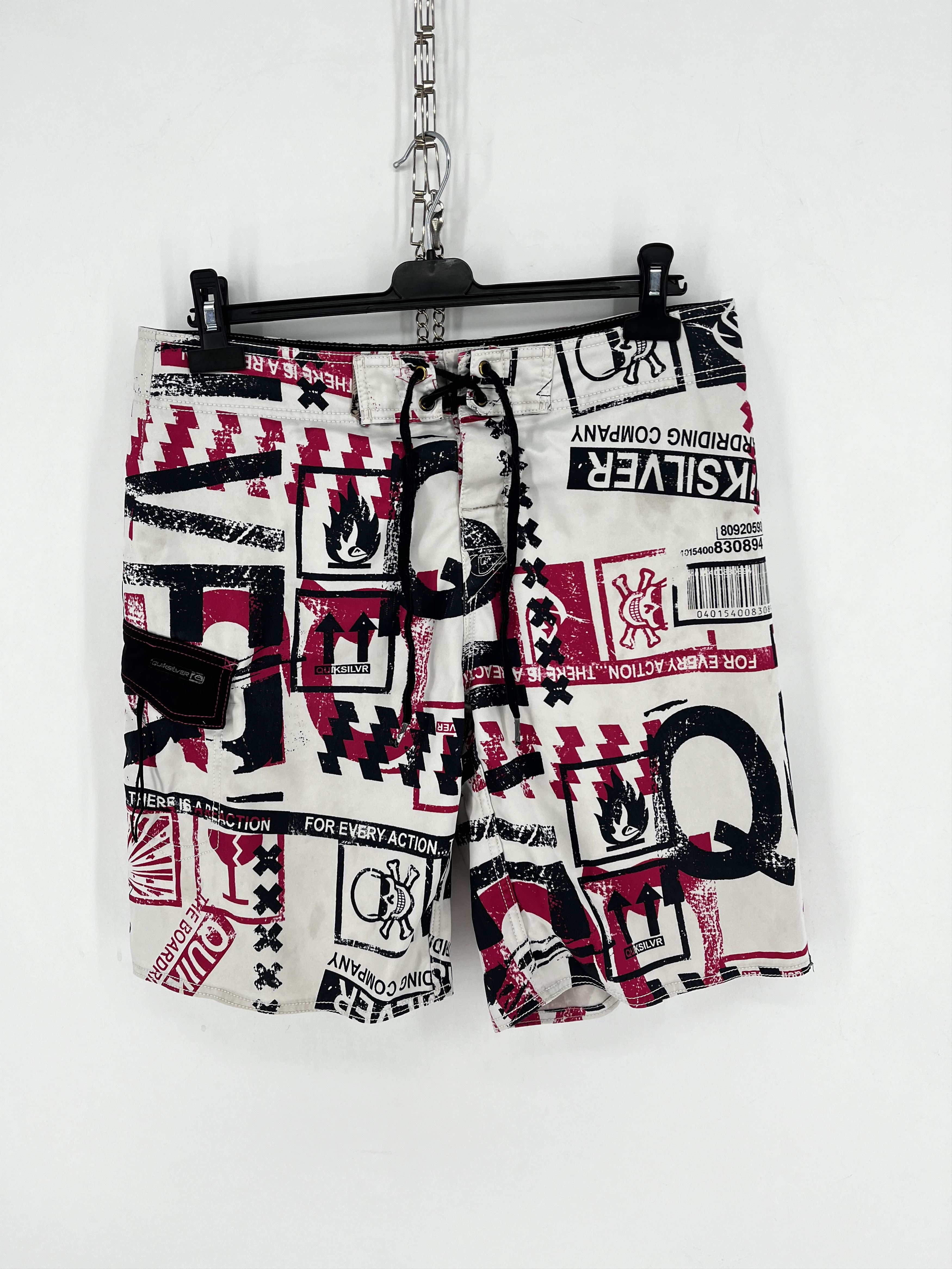 Quiksilver Vintage Quiksilver Shorts Big Logo Y2K Style 90s Surfing Size US 32 / EU 48 - 2 Thumbnail