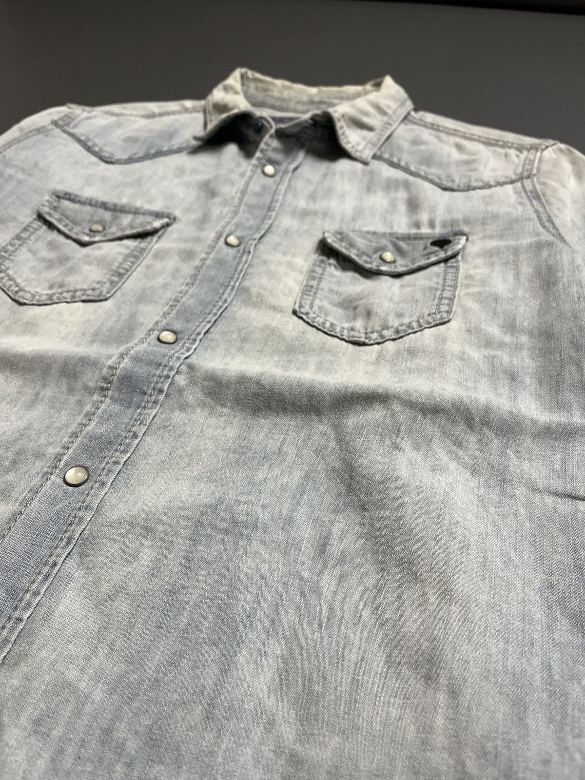 Diesel Diesel Western Denim Shirt Size US L / EU 52-54 / 3 - 5 Thumbnail