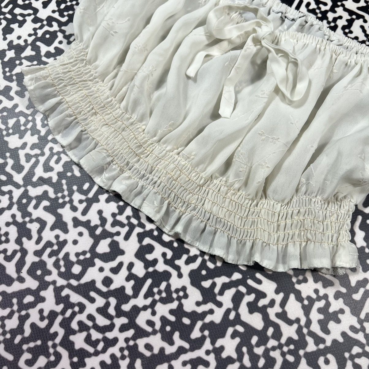 Japanese Brand Vintage Y2K Japanese Floral Flower Print Retro Sexy T-shirt Size L / US 10 / IT 46 - 6 Thumbnail