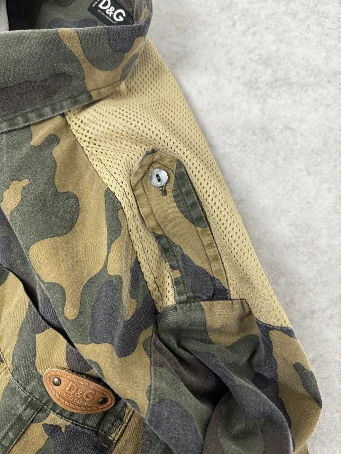 Dolce & Gabbana AW2004 Dolce & Gabbana Camo Khaki Cargo Shirt Size US M / EU 48-50 / 2 - 10 Thumbnail