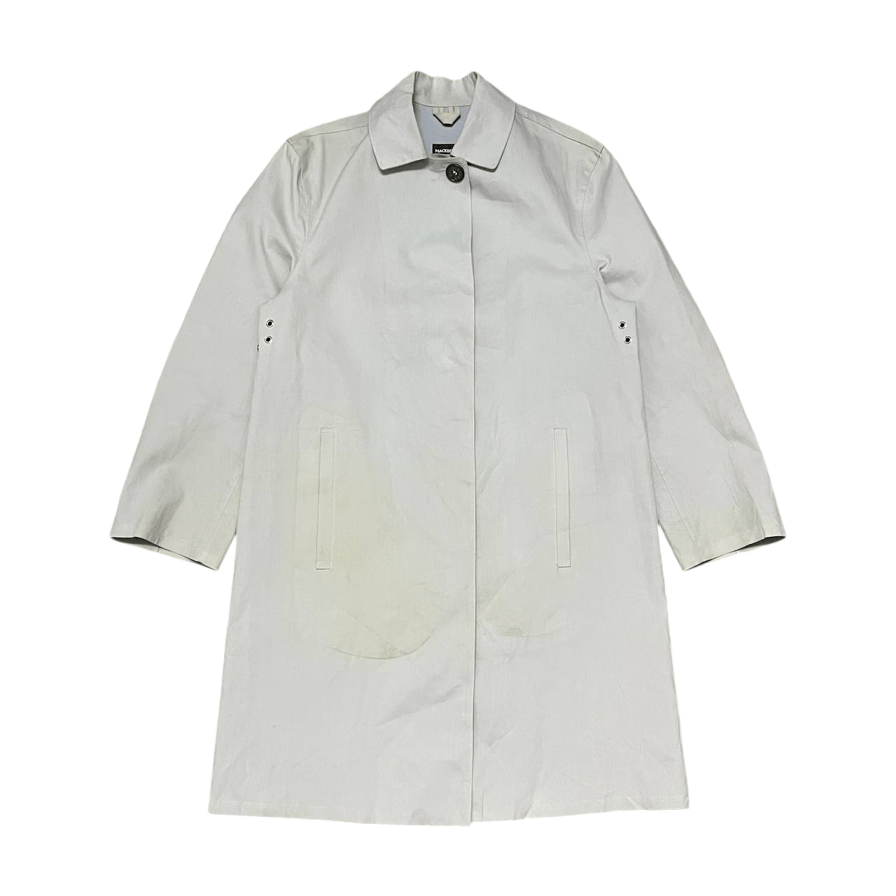 Mackintosh Vintage Mackintosh Coat 100% Cotton Rubber Proofed Size S / US 4 / IT 40 - 1 Thumbnail