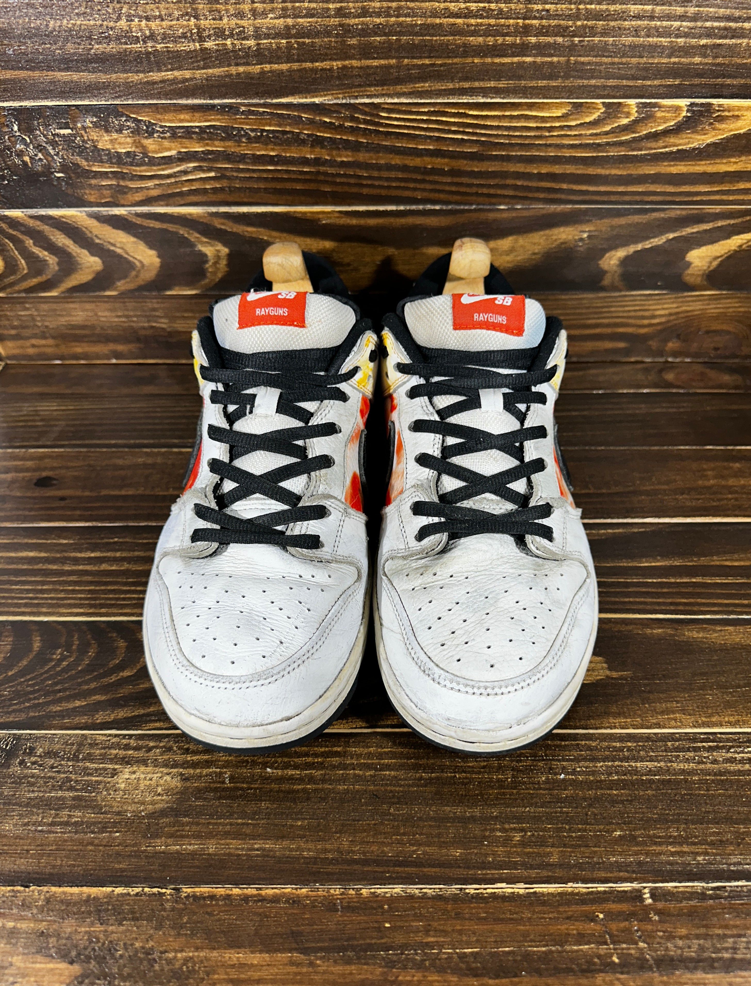 Leather × Nike Nike SB Dunk Low Tie-Dye Raygun - White Men's Sneakers Size US 10 / EU 43 - 3 Thumbnail