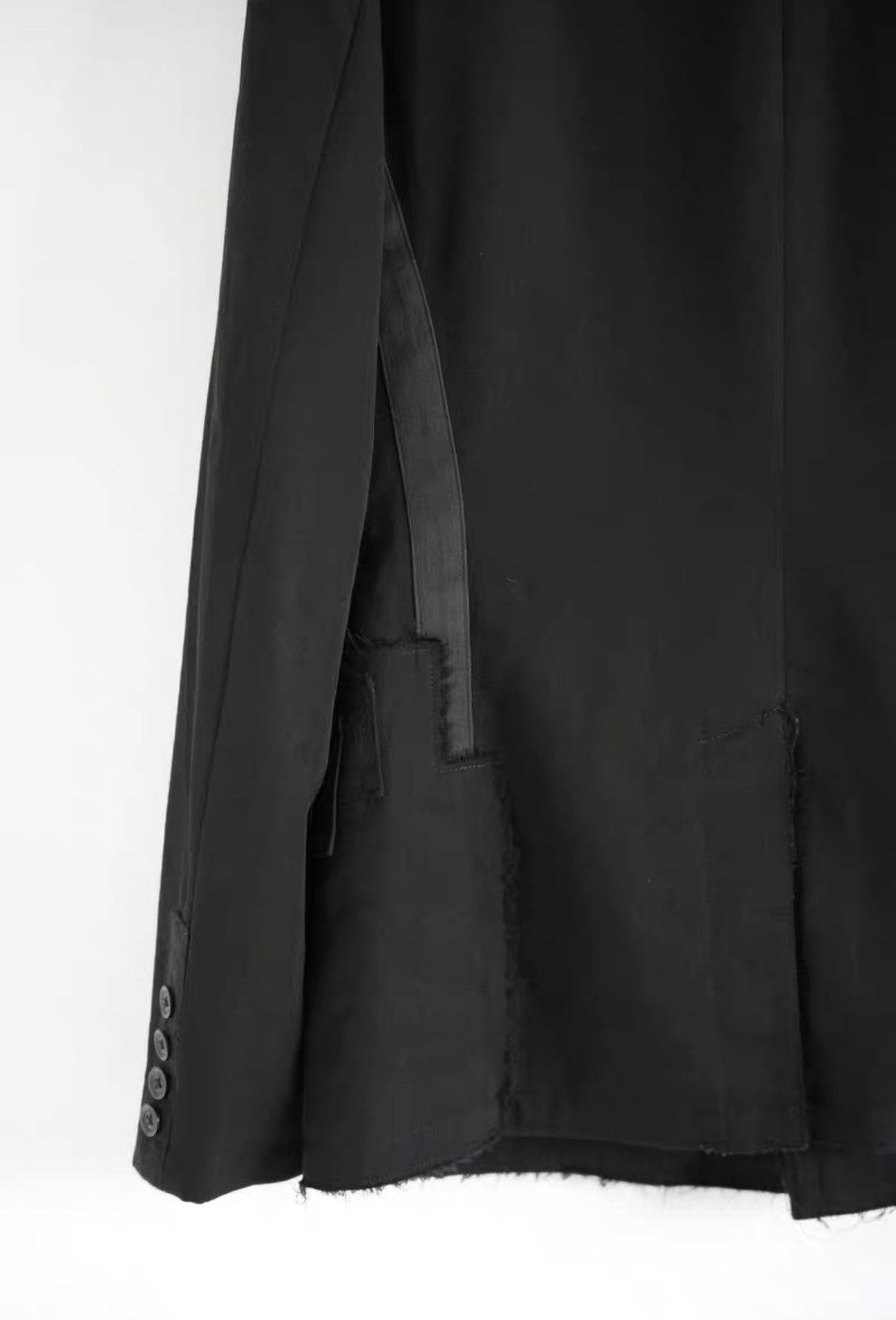 Yohji Yamamoto Yohji Yamamoto Patchwork Raw Edge Triple Layer Blazer K4 Size US M / EU 48-50 / 2 - 8 Thumbnail