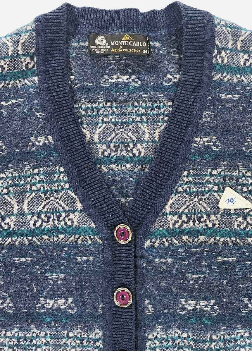 Other Monte Carlo Alpha Collection Wool Blend Cardigan Womens Smal Size S / US 4 / IT 40 - 2 Thumbnail