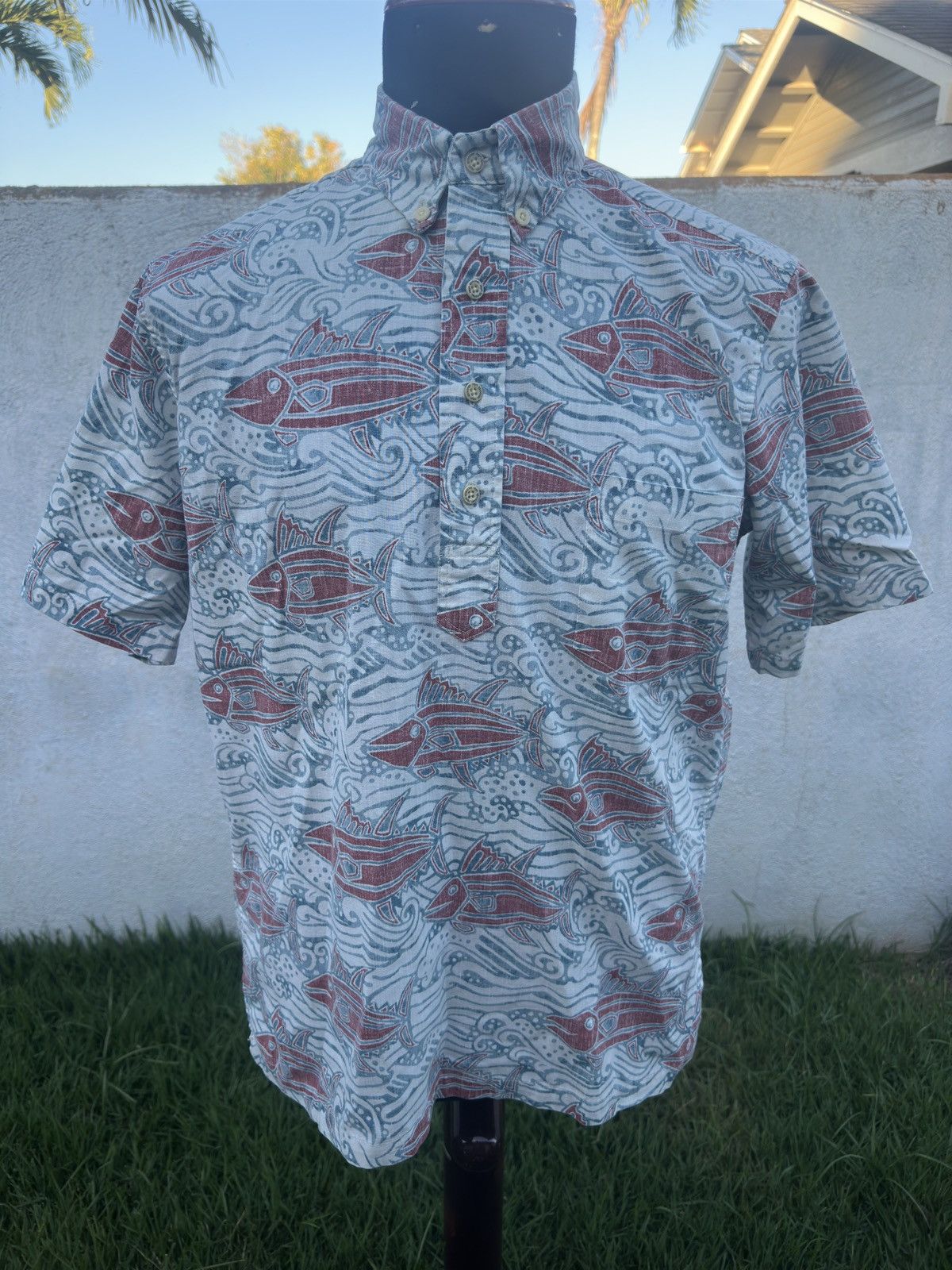Reyn Spooner PreOwned Reyn Spooner Hawaiian Fishes Multicolored Men's S Size US S / EU 44-46 / 1 - 1 Thumbnail