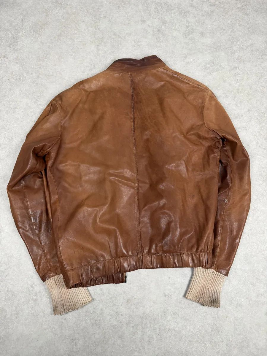 Giorgio Brato 2000s Giorgio Brato Brown Leather Jacket Size US M / EU 48-50 / 2 - 5 Thumbnail