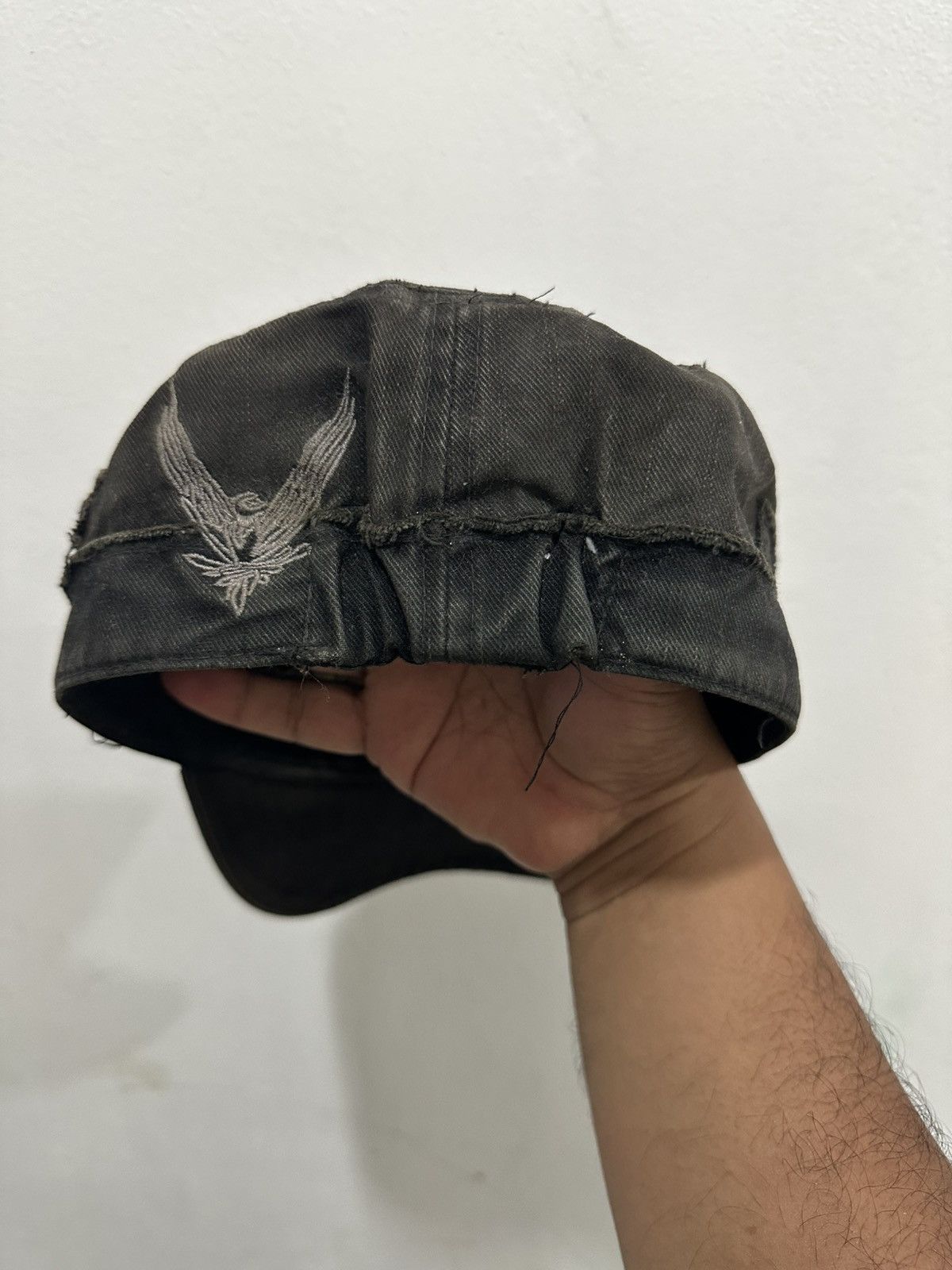 90’s Black Faded Quicksilver Punk Hat
