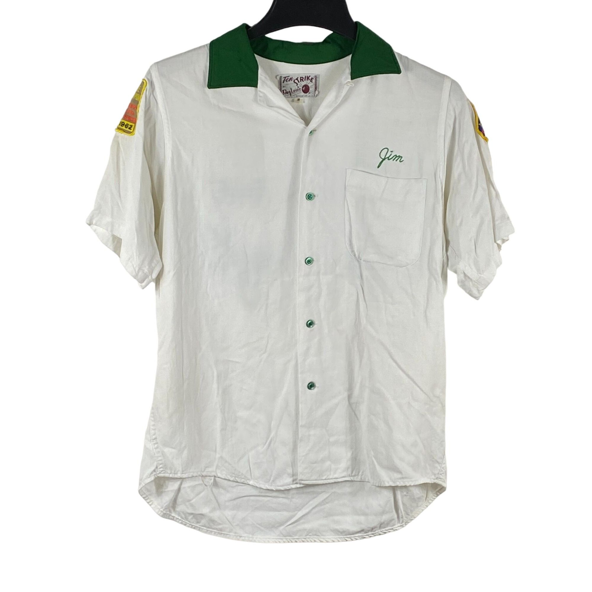 Chemise de bowling King Louie vintage des années 1950/60