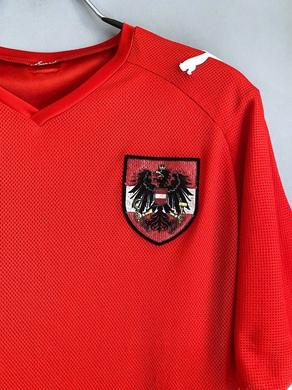 Puma Puma Austria National Team 2008\2009 Home Soccer Jersey, L Size US L / EU 52-54 / 3 - 4 Thumbnail