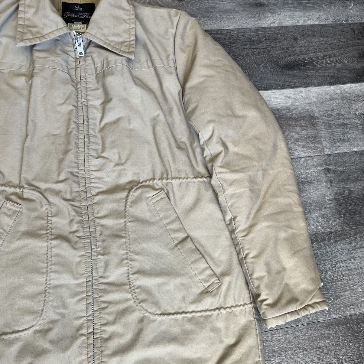 Vintage True Vintage 1960s Golden Fleece Quilted Work Jacket Zip Up Size US L / EU 52-54 / 3 - 4 Thumbnail