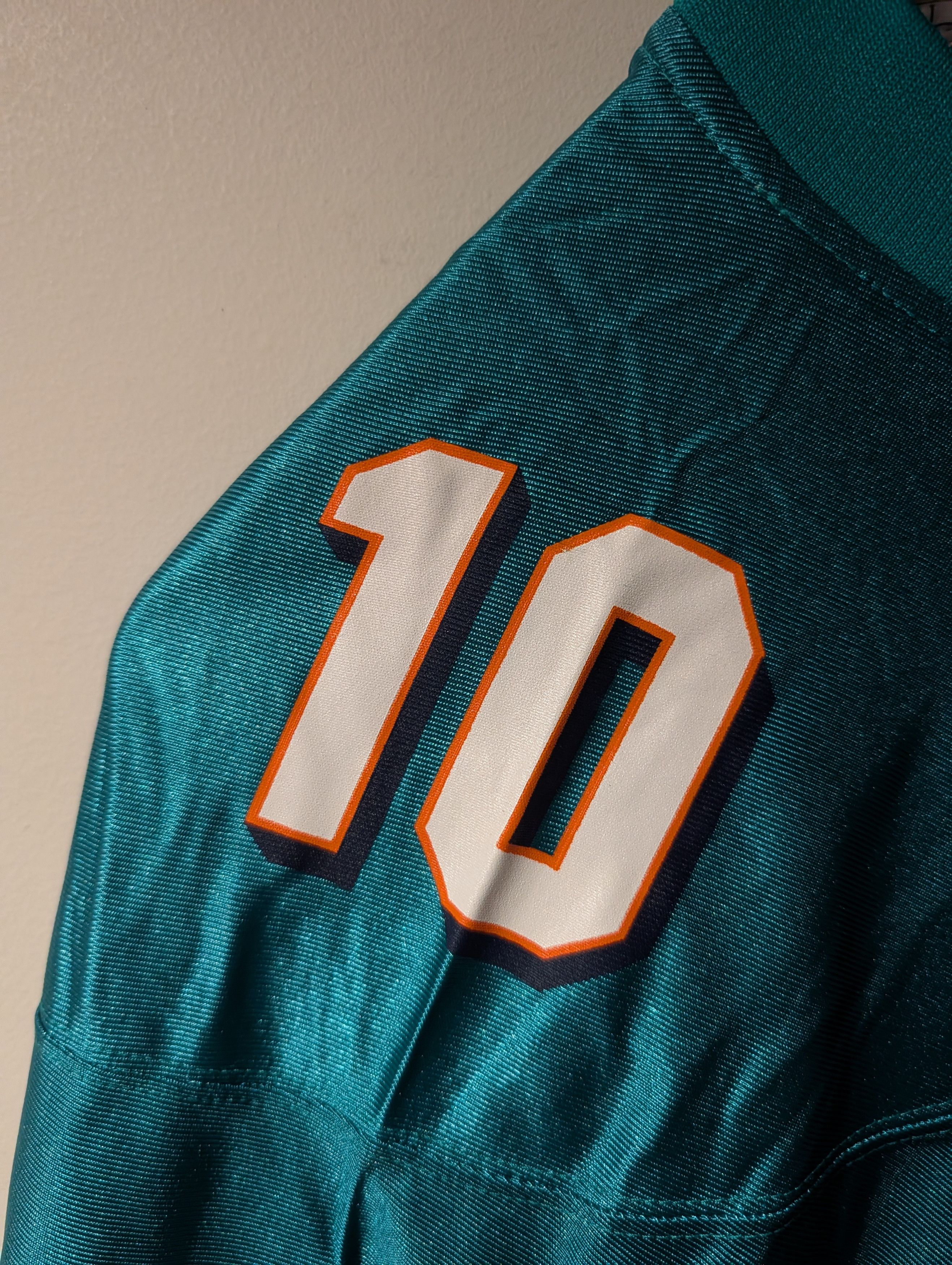 NFL Reebok NFL Equipment Chad Pennington Miami Dolphins Jersey Size US L / EU 52-54 / 3 - 10 Thumbnail