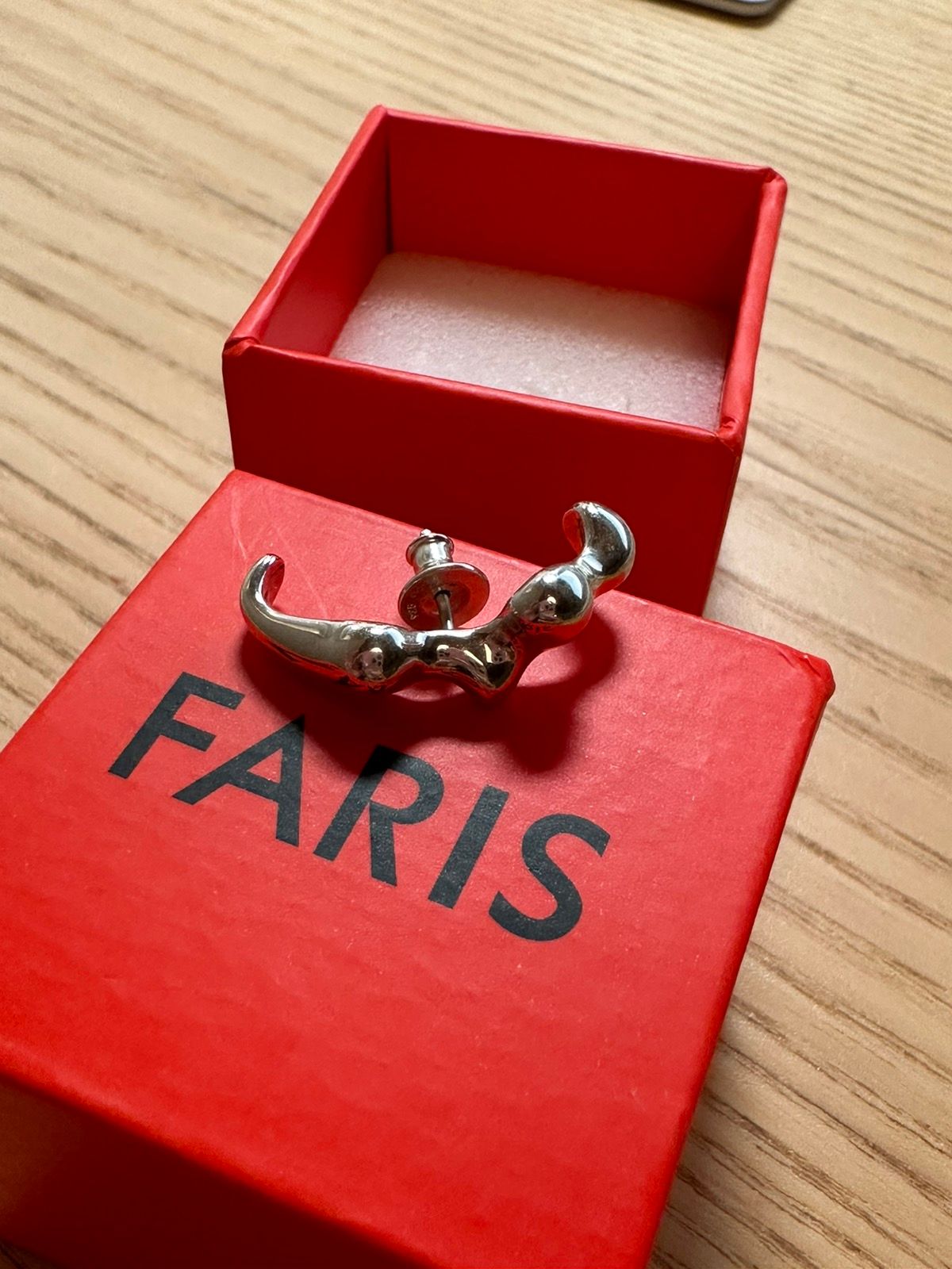 FARIS Faris silver seep single earring Size ONE SIZE - 4 Preview