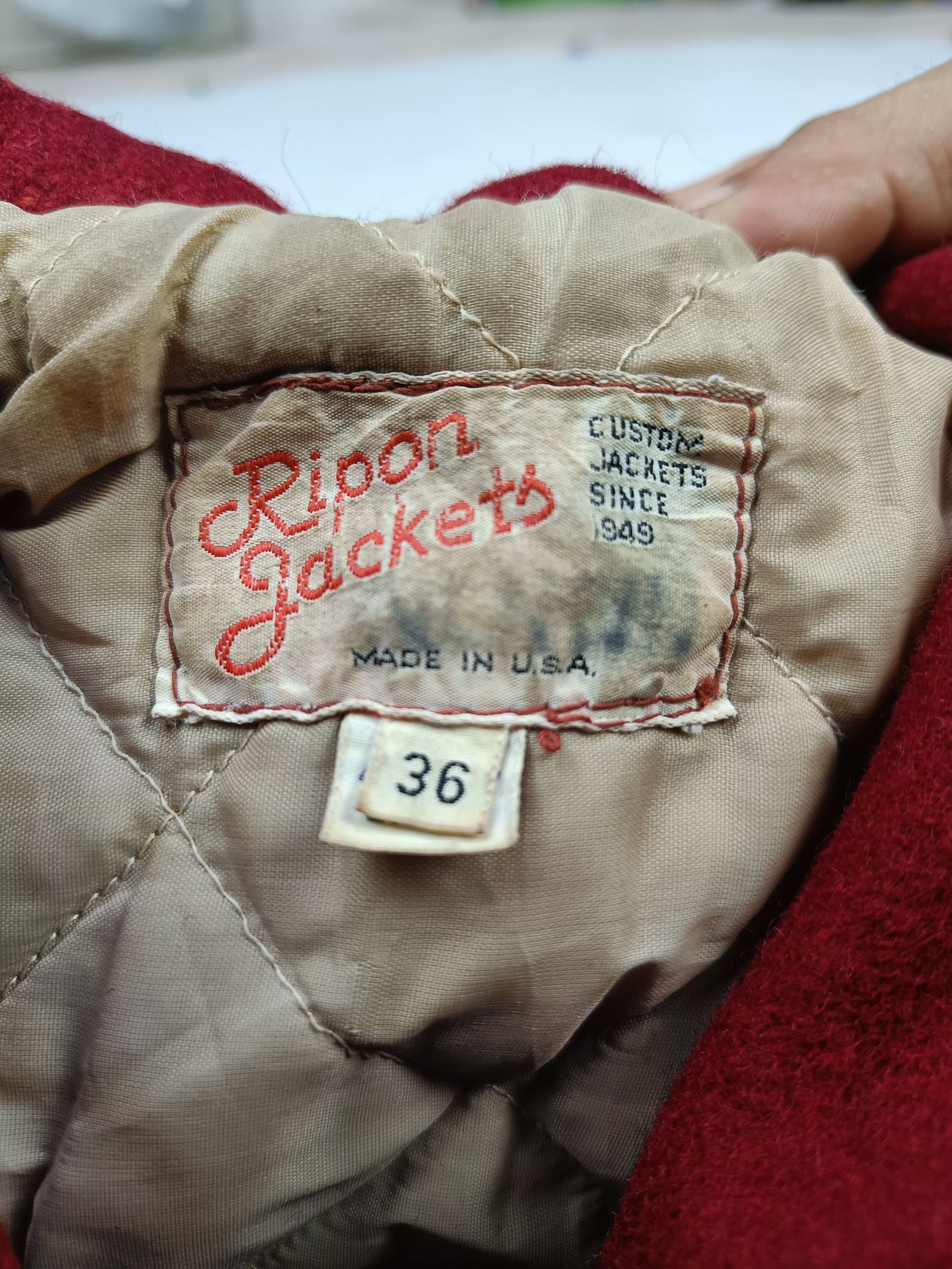 Vintage Vtg 60s CARDINALS Majorette Patch Old Custom Varsity Jacket Size US S / EU 44-46 / 1 - 13 Thumbnail