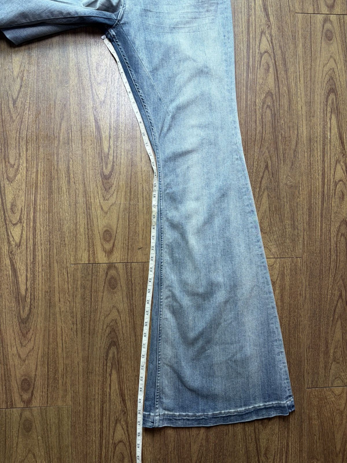 Rick Owens Drkshdw FREE TAX! Rick Owens Bolan Bootcut Sky Jeans Size US 32 / EU 48 - 18 Thumbnail