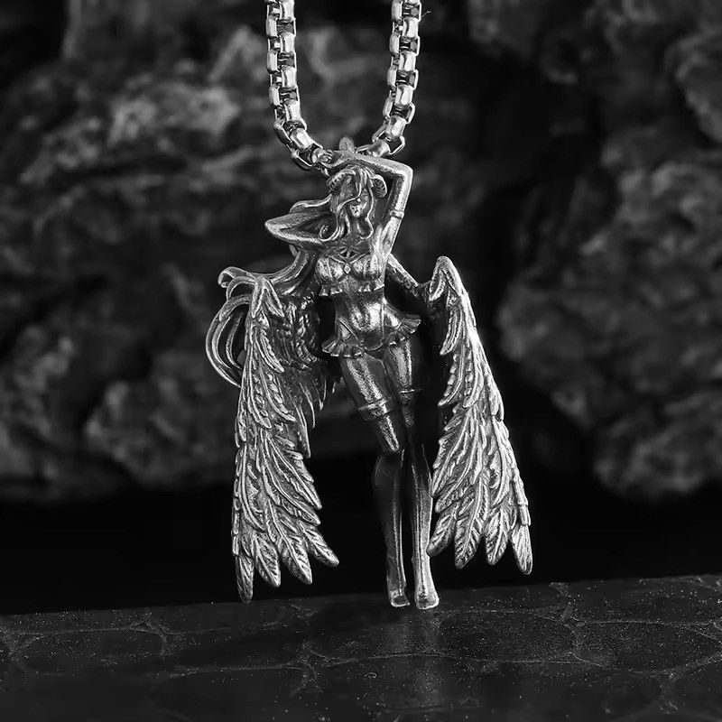 Jewelry Punk Sexy Gurl Necklace Gothic Chain Size ONE SIZE - 6 Thumbnail