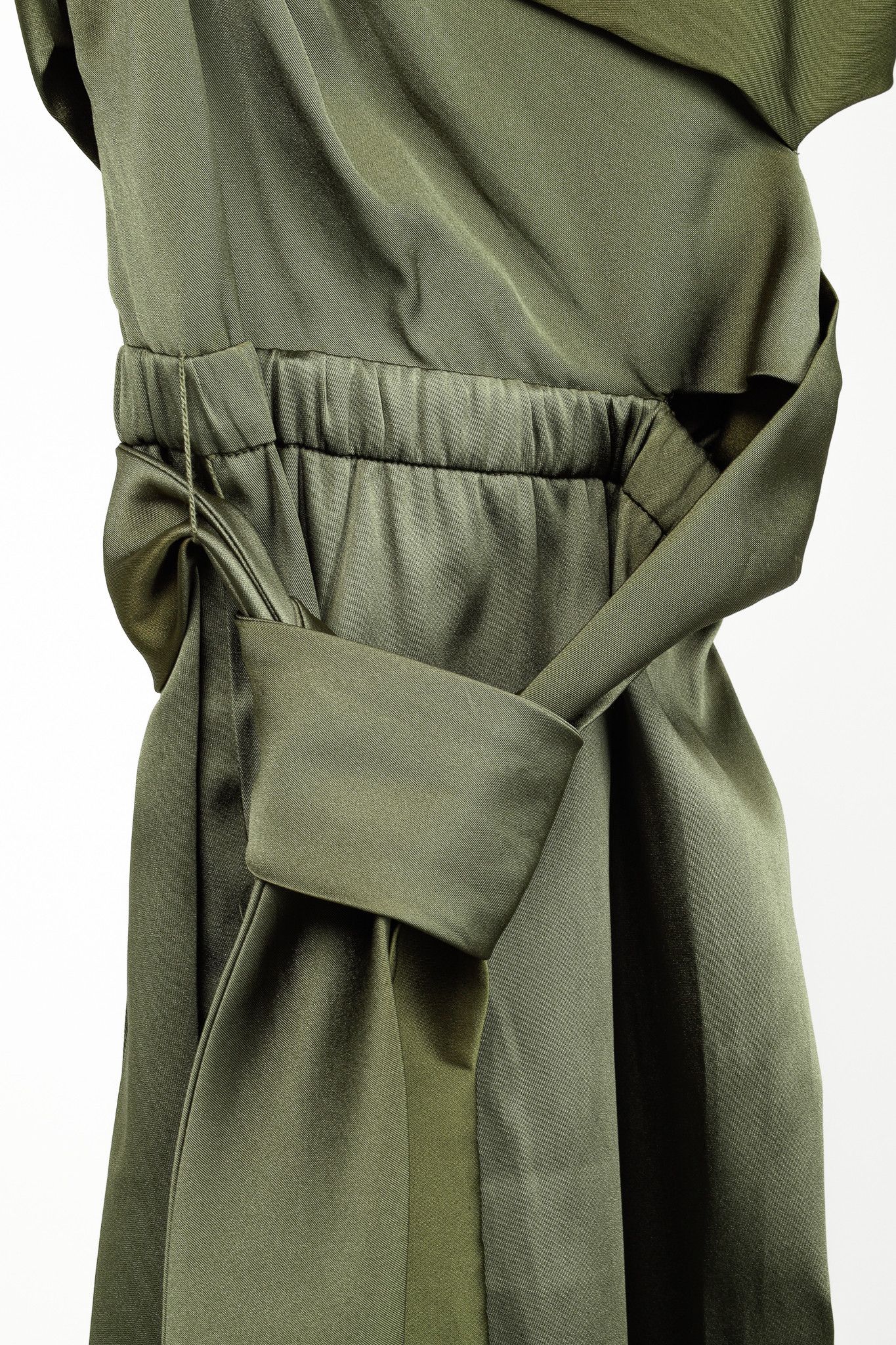 3.1 Phillip Lim 3.1 Phillip Lim SS/16 Runway Satin Cutout Knotted Midi Dress Size XS / US 0-2 / IT 36-38 - 6 Thumbnail