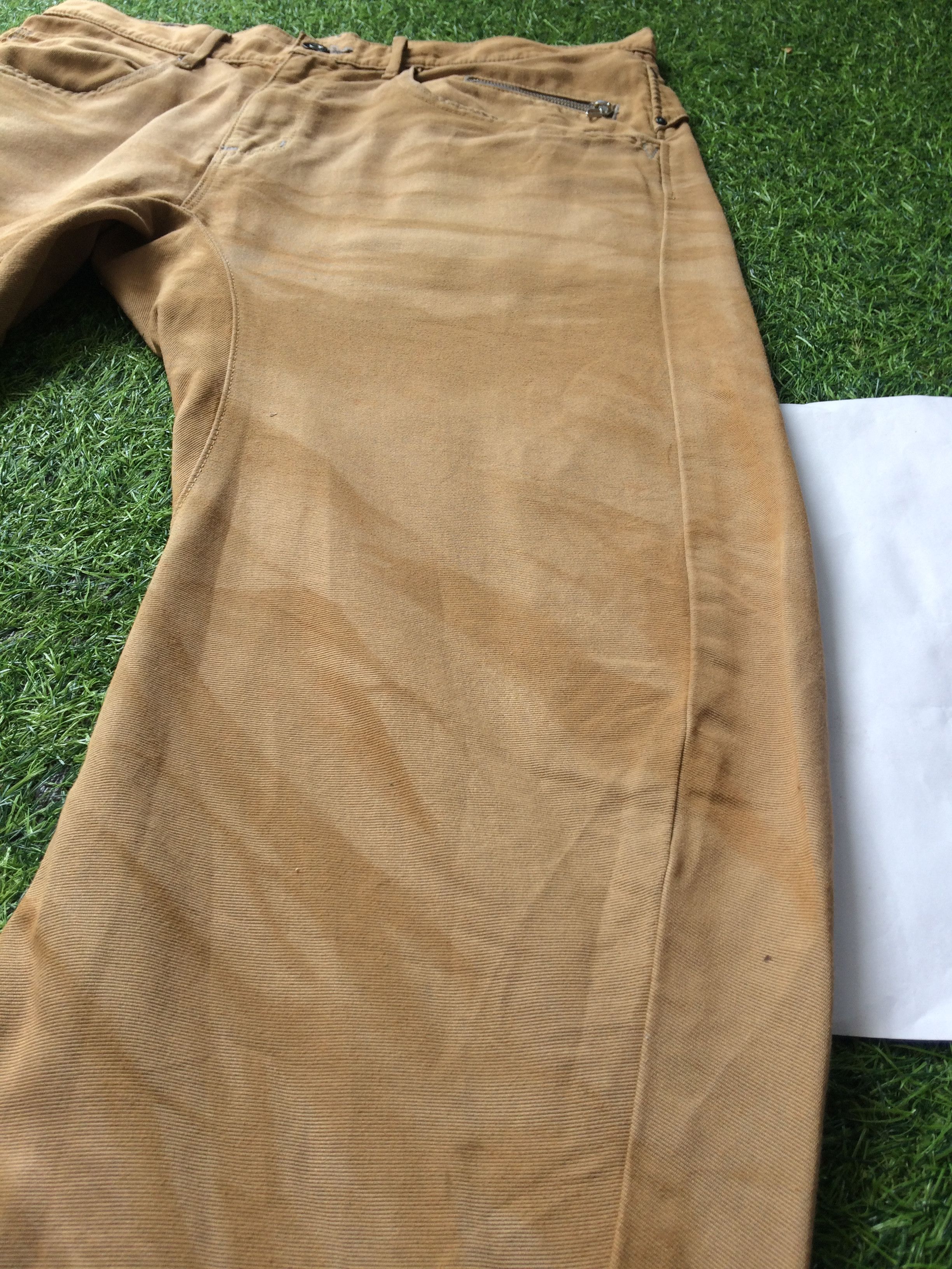 Japanese Brand Distressed Japanese Banana Cut Trousers Pants #D-616 Size US 34 / EU 50 - 6 Thumbnail