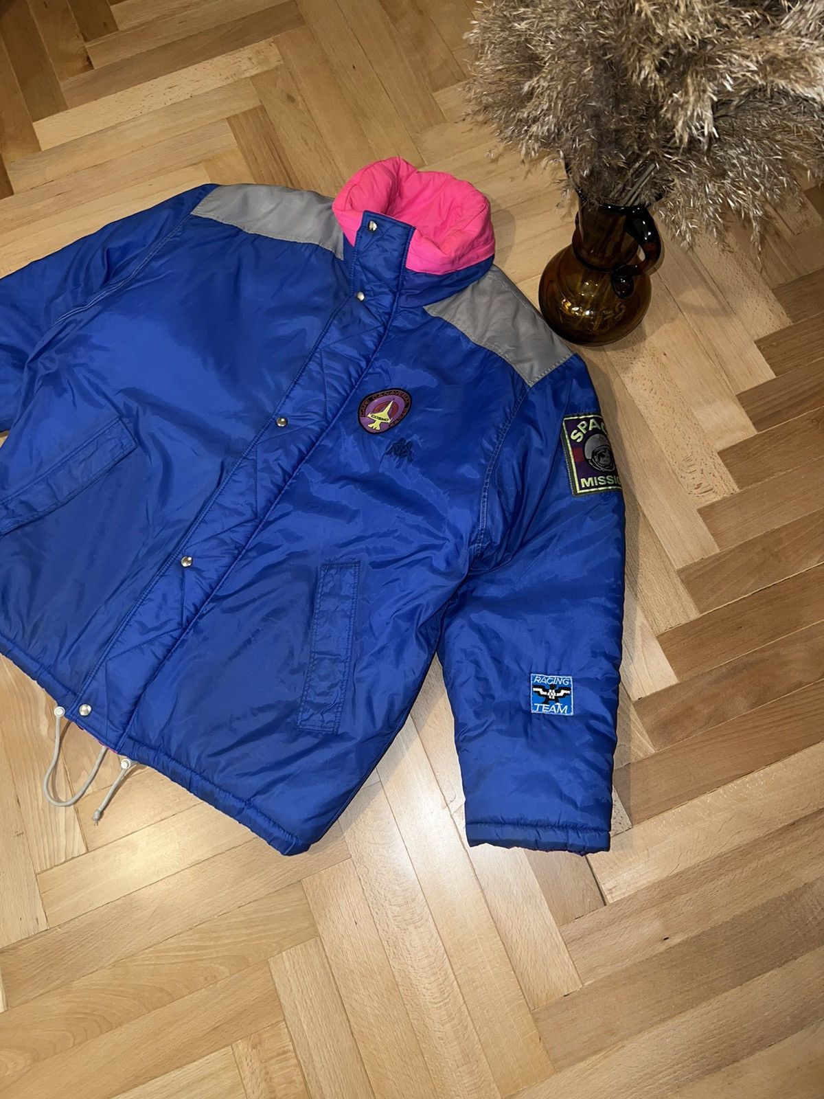 Kappa × Vintage KAPPA VINTAGE 80/90’S PUFFER JACKET DOWN BOXY RACING Size US L / EU 52-54 / 3 - 2 Thumbnail
