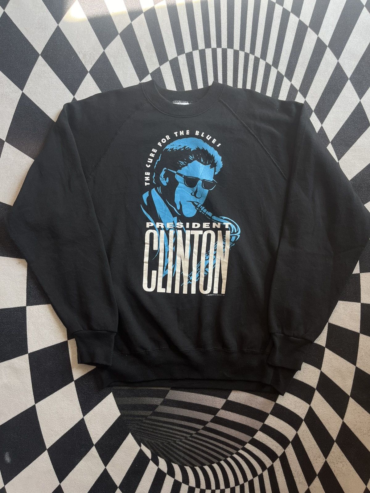 Arts & Science Vintage THE CURE FOR THe BLUES President Clinton 1992’s Size US XL / EU 56 / 4 - 3 Thumbnail