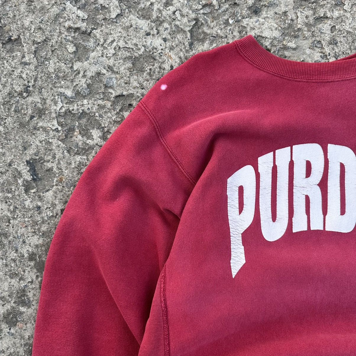 Champion × Japanese Brand Vintage Japanese Style Champion 70-80s Sweatshirt Purdue Size US L / EU 52-54 / 3 - 3 Thumbnail