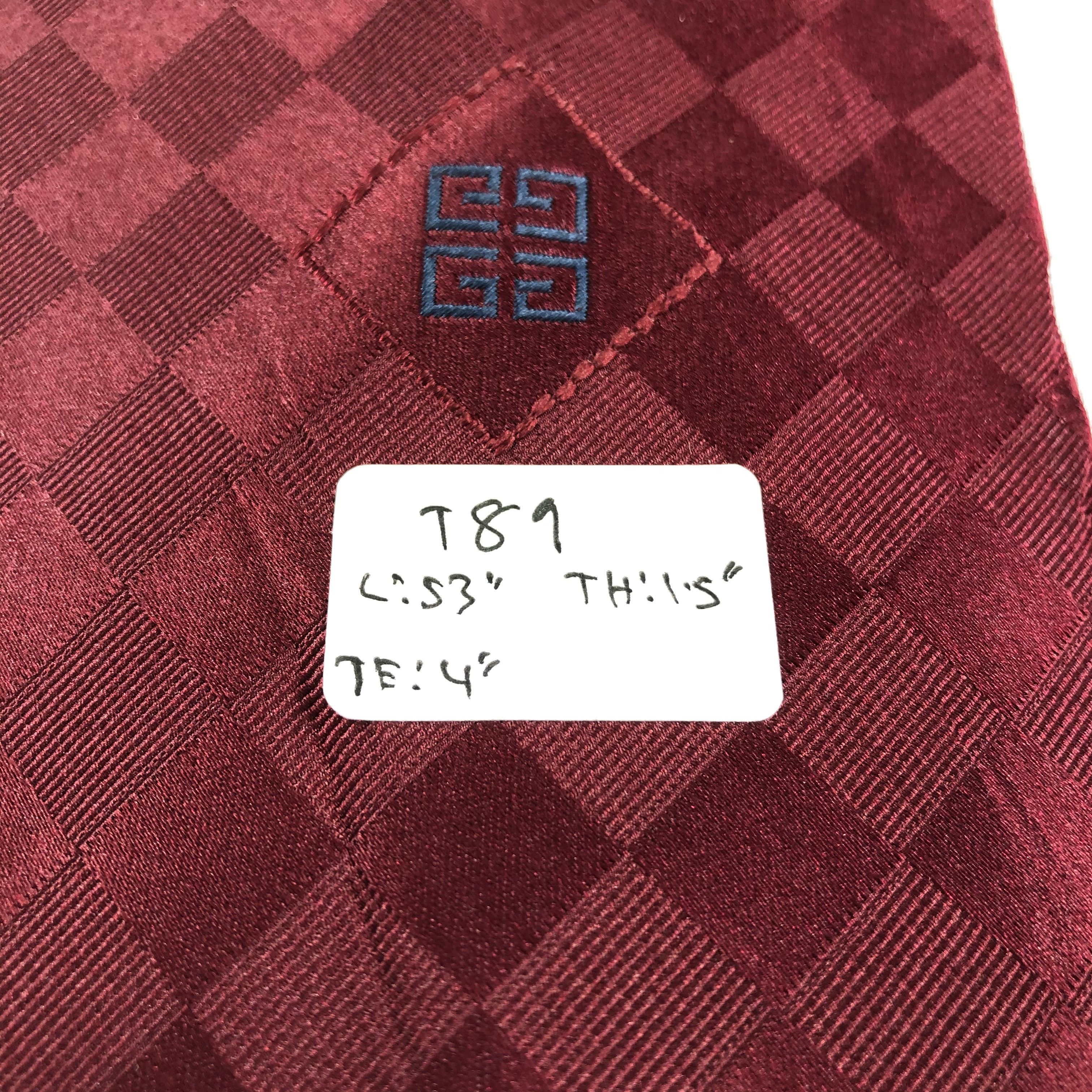Givenchy Givenchy Silk Neck Ties T89 Size ONE SIZE - 6 Thumbnail