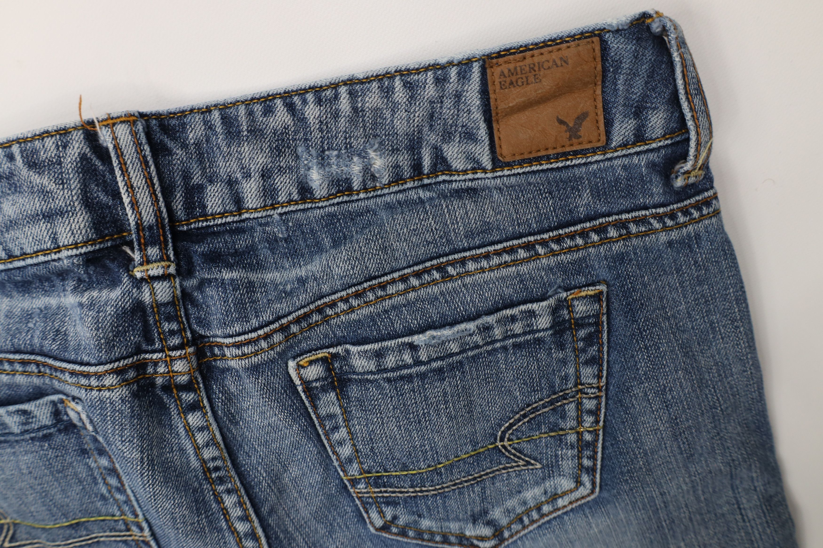 American Eagle Outfitters Vintage Y2K American Eagle Favorite Boyfriend Denim Jeans Size 27" / US 4 / IT 40 - 13 Thumbnail