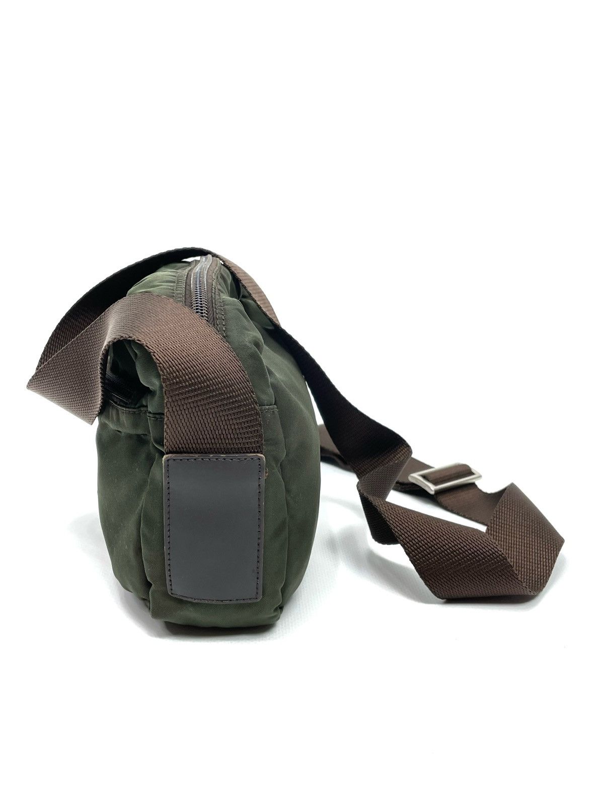 Prada Prada Milano Tessuto Nylon Crossbody Bag – Olive Green Size ONE SIZE - 8 Thumbnail