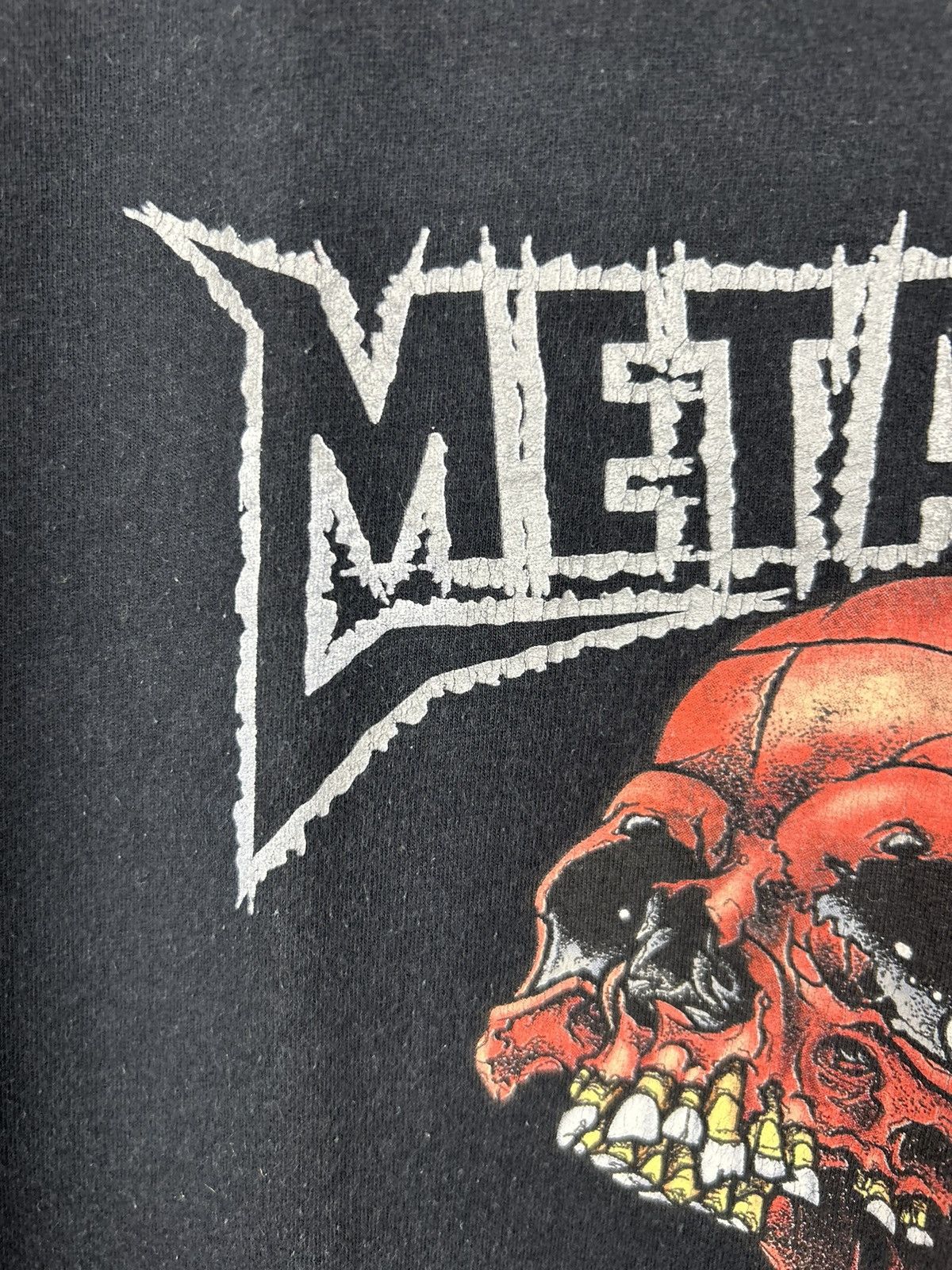 Band Tees Vtg 2004 Metallica Madly In Anger Concert Tour Black T-Shirt Size US M / EU 48-50 / 2 - 8 Thumbnail