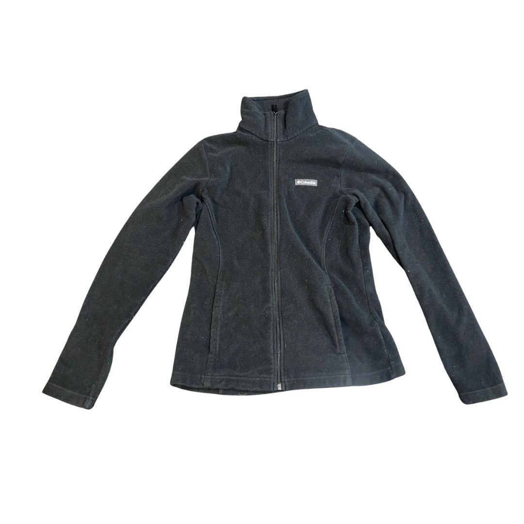 Columbia Lot of 2 Gray Black Mock Neck Fleece Jacket Full Zip Small Size S / US 4 / IT 40 - 7 Thumbnail