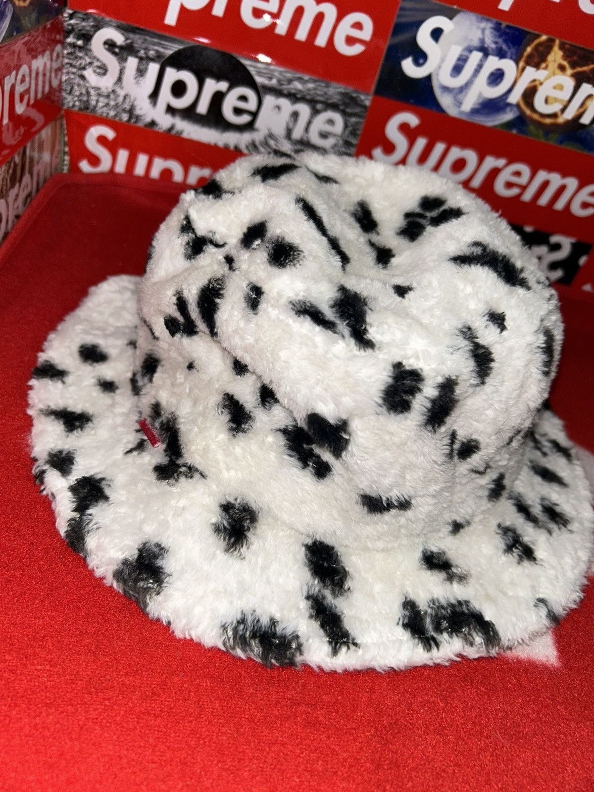 Supreme Supreme Fur Crusher Hat Dalmatian SS14 size M/L VNDS Size ONE SIZE - 2 Thumbnail