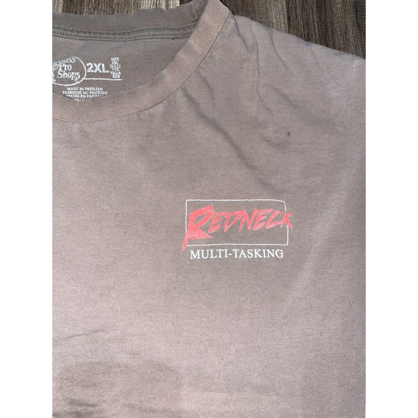 Bass Pro Shops Bass Pro Shop Distressed “multitasker” T-shirt Brown 2XL Mens Regular Size 2XL Size US XXL / EU 58 / 5 - 4 Thumbnail