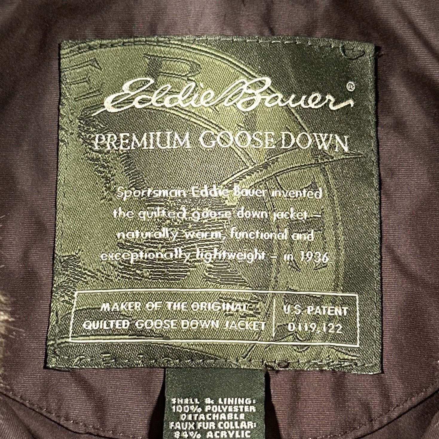 Eddie Bauer Eddie Bauer Vest Womens Large Quilted Goose Down Removab Faux Fur Collar Pockets Size L / US 10 / IT 46 - 7 Thumbnail