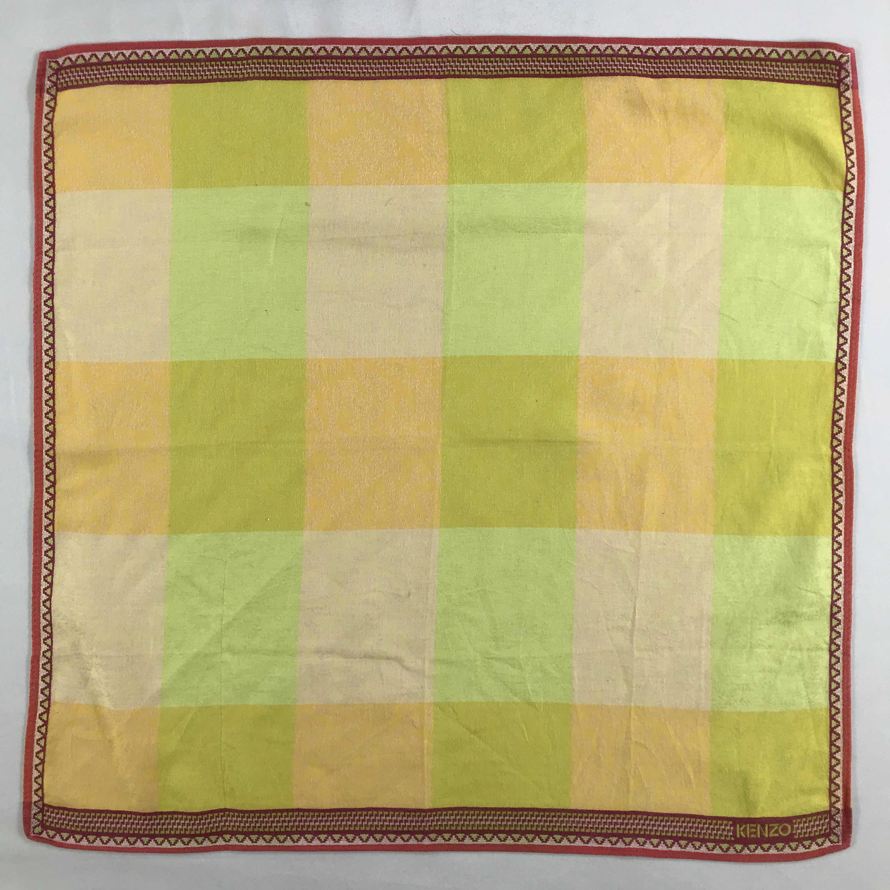 Kenzo × Vintage Kenzo Bandana / Handkerchief / Neckerchief - S2626 Size ONE SIZE - 1 Thumbnail