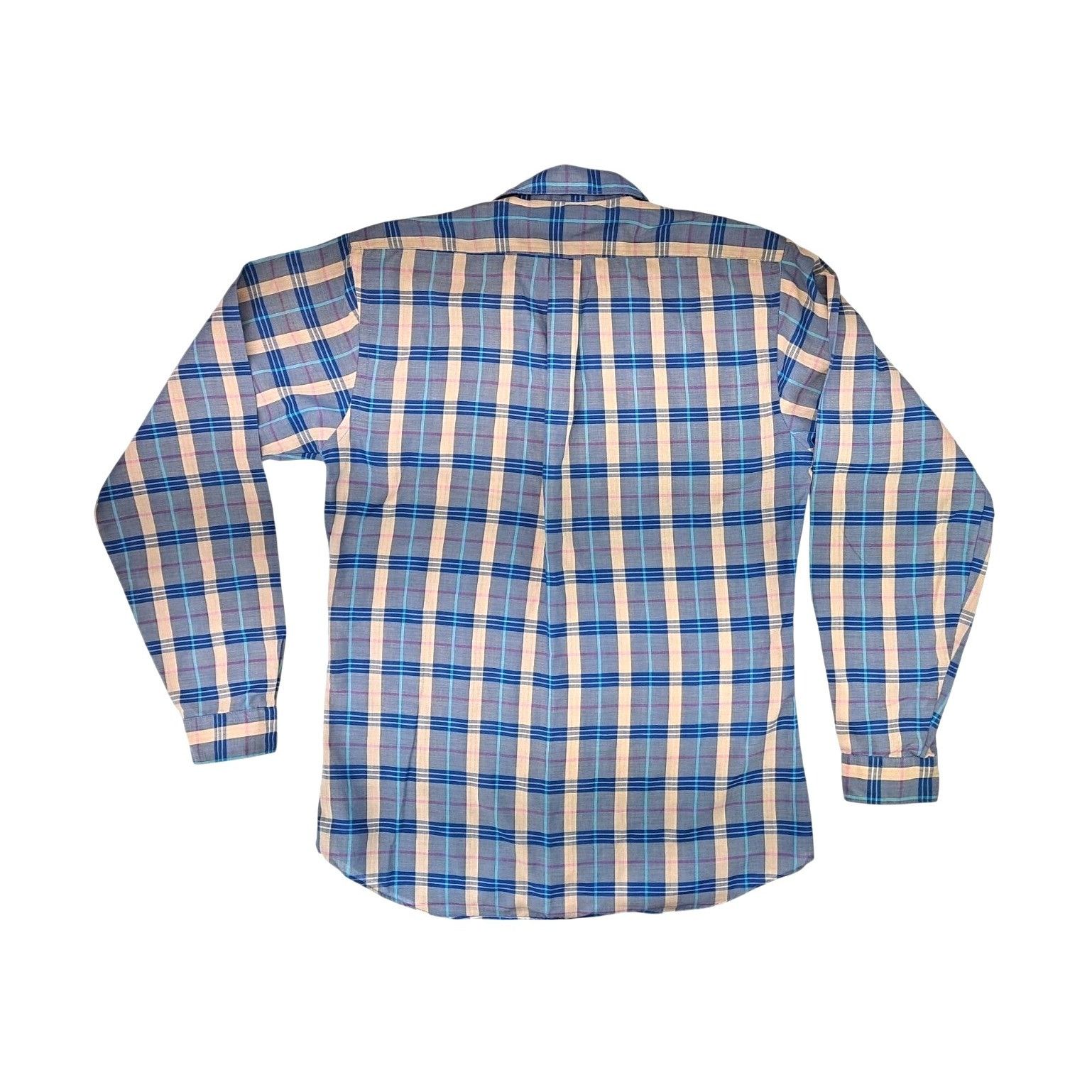 Levi's Vintage Levi's Plaid Fitted Shirt Men Medium Long Sleeve Size US M / EU 48-50 / 2 - 2 Thumbnail