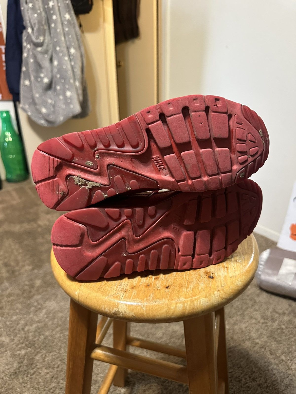 Nike Vintage Nike air max 90s “triple red” 2019 size 8 Size US 8 / EU 41 - 6 Thumbnail