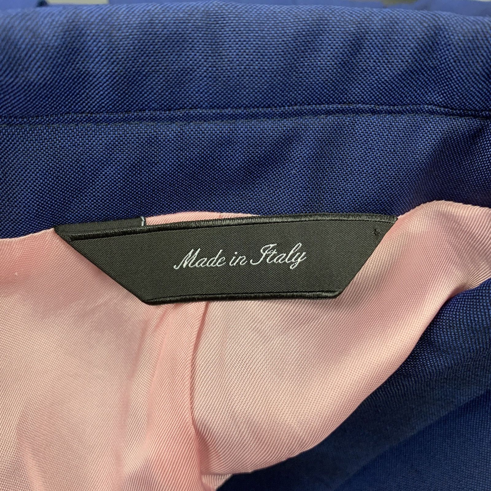 Paul Smith PAUL SMITH Size 42 Blue Wool Mohair Notch Lapel Sport Coat Size 42R - 7 Thumbnail